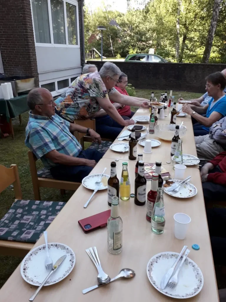 Kornmähen und Kartoffelpuffer essen 2024