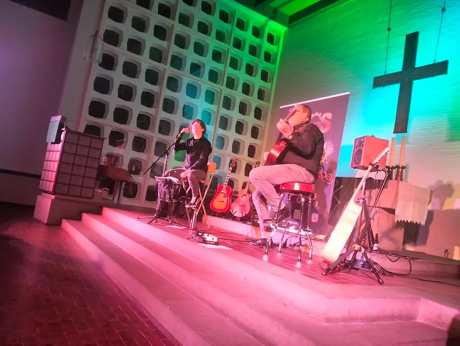 Die Kogs musizieren in der Johanneskirche Lengerich