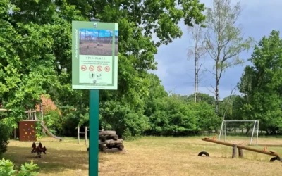 Schild Spielplatz