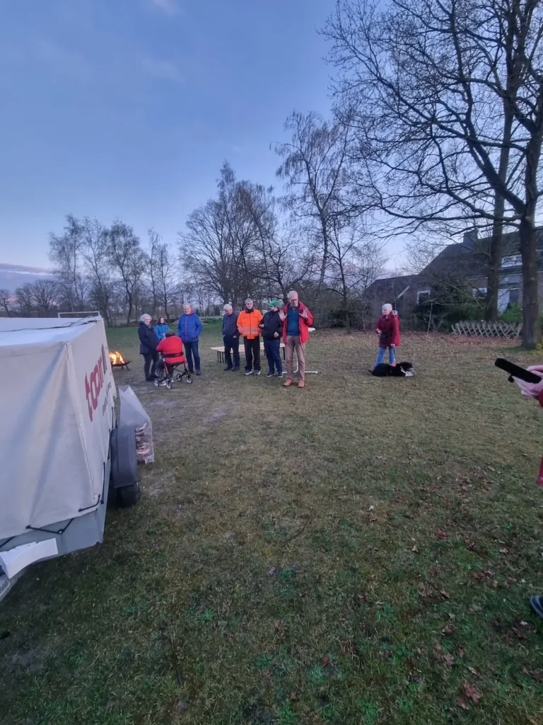 Ansprache von Herrn Klöpper am Osterabend mit Besuchern